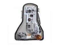 Dtbdfak Piloto posterior Para VW Para Polo 2006-2010, Luz Trasera Izquierda Y Derecha, Circuito Luz, Portalámparas Luz Trasera(Right with bulb)