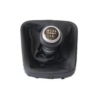 Dtbdfak Pomo Coche Para VW Para GOLF 5 MK5 2004-2008 Pomo Cambio Marchas Para Coche Plateado Palanca Cubierta Arranque Gaitor Palanca Cambios(5 speed set)