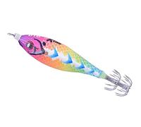 DTD - Anzuelo de pesca de calamar X-FISH 2.0, 1 unidad, 65 mm, acero inoxidable giratorio