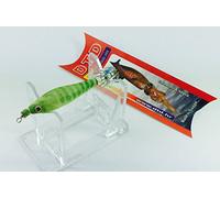 Dtd Jibionera extra suave Kanjac, tamaño 1,5, 55 mm, 3,2 g, color verde brillante