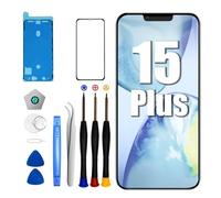 DTD Pantalla de Repuesto para iPhone 15 Plus para iPhone 15 Plus LCD Screen Display A3094, A2847, A3093, A3096 Touch Digitizer Assembly Kit de reparación