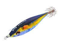 DTD Señuelo de pesca del calamar luminoso, cuerpo real de pez balístico 3.0B, 1 unidad