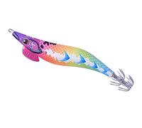 DTD Señuelo Tonanara para cefalópodos - Camarón luminoso de noche y apto para la pesca de pulpo, sepia, calamares X EGI 3.0 Rainbow