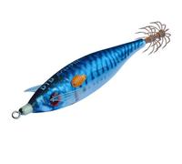 DTD Señuelo Tonanara para cefalópodos - Camarón luminoso de noche y apto para la pesca de pulpo, sepia, calamares ballistic Real Fish 3.0 Mackerel
