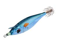 DTD Señuelo Tonanara para cefalópodos - Camarón luminoso de noche y apto para la pesca de pulpo, sepia, calamares ballistic Real Fish 3.0 Smelt