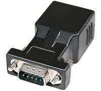 DTech Adaptador serie DB9 a RJ45 RS232 macho a RJ-45 hembra convertidor Ethernet compatible con dispositivos estándar RS-232 de 9 pines