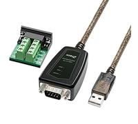 DTECH Adaptador USB a serie RS485 RS422 R232 (interfaz 3 en 1) con placa de ruptura Luces LED Soporta DC5V para dispositivos de control multitipo Windows 10 8 7 XP Mac (5 pies)