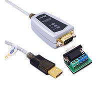 DTECH® - Cable Adaptador convertidor de Puerto Serie USB a RS485 RS422 con Chip FTDI Compatible con Windows 10, 8, 7, XP y Mac 1.5FT