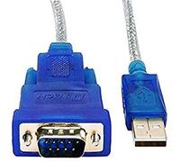 DTech Cable adaptador de puerto serie USB a RS232 DB9 con chipset FTDI compatible con Windows 11 10 8 7 y Mac Linux (5 m)