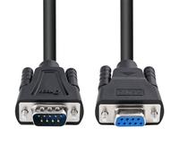 DTECH Cable serie de conexión RS232 de 4,5 m, 9 pines, recto
