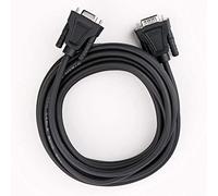 DTECH DB9 RS232 - Cable serie macho a conector hembra, cable de módem cero, apretón de manos completo de 7 hilos para la comunicación de datos (3 m), color negro