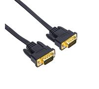 Dtech Ultra Thin Tipo de soporte de monitor del ordenador cable VGA estándar 15 pin macho a VGA macho Cable de 6 pies