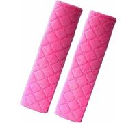DTERNITOU 4 Piezas Protector de cinturón de Seguridad para Coche para BMW 5 Series F90 M5 Sedan 2018+, Cojín Cubre Cinturón de Seguridad Cojín Cinturón de Seguridad,Pink
