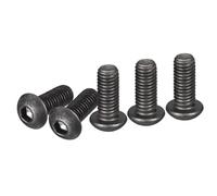 DTGN Tornillos de Cabeza Avellanada con Hexágono Interior M8-1.25x20mm 10Pcs para Máquinas Acero al Carbono con Recubrimiento de Óxido Negro Tornillos de Rosca Completa