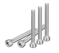 DTGN Tornillos de Cabeza Hexagonal M3x25mm 100 Uds Acero Inoxidable 304 Métricos con Cabeza Hexagonal Acabado Brillante Rosca UNC Gruesa Totalmente Roscados