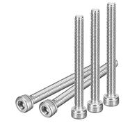 DTGN Tornillos de Cabeza Hexagonal M3x40mm 50 Uds Acero Inoxidable 304 Métricos con Cabeza Hexagonal Acabado Brillante Rosca UNC Gruesa Totalmente Roscados