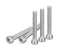 DTGN Tornillos de Cabeza Hexagonal M4x30mm 50 Uds Acero Inoxidable 304 Métricos con Cabeza Hexagonal Acabado Brillante Rosca UNC Gruesa Totalmente Roscados