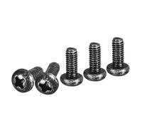 DTGN Tornillos de Máquina de Cabeza Plana M3X30mm, 60 Piezas de Acero Inoxidable 304, con Cabeza Phillips, Rosca Métrica Gruesa Completa