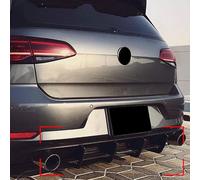 DTGTEX Coche Difusor Parachoques Trasero para V W Golf 7.5 GTI 2017 2018 2019 2020+-, Coche Difusor De Parachoques Difusor Parachoques Trasero Antichoque