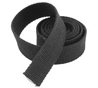 DTKJ Correa de Correas - Correas de algodón para Bolsas de 25 mm, Black, 25MM x 20Yard