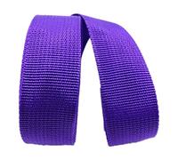 DTKJ Correa de Polipropileno Resistente, Cinta de Nailon de Lona, Bolsa de cinturón para Mascotas, Bolsa de Costura, Accesorios de Bricolaje, 10 Yardas/Lote, Purple, 25 mm,