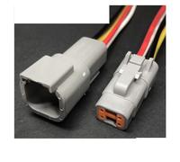 Dtm04-2p conector de arnés coche Deutsch sellado resistente al agua 2/3/4/6/8/12 Pin Sensor cable enchufe longitud del 15cm(4p strip line,1sets)