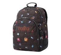 DTO. EXTRA - Mochila escolar - Crayoles- 3Y7 - Estampado Videojuego de TOTTO