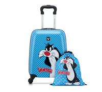 DTO. EXTRA - RONCATO TROLLEY BABY + FUNDA PORTA ZAPATOS LOONEY TUNES DLX SILVESTRE