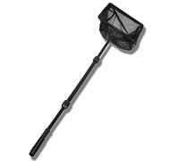 Dtoterul Red de pesca para acuarios extensible, red de pesca flotante, red de pesca, red de pesca, plegable, barra telescópica, red fina para acuarios de agua dulce y salada