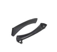 Dtpnoa Manija Interior auto Para Serie 3 E90 E91 E92 316 318 320 325 328i Cubierta Embellecedora Para Tirador De Puerta Interior(Black-Right-Set)