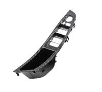 Dtpnoa Manija Interior auto Tirador De Fibra Carbono Para Reposabrazos Puerta Interior Serie 5 F10 F11 523i 525i 528i 530i 535i 540i 550i(LHD Armrest Panel)