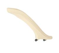 Dtpnoa Manija Interior auto Tirador De Puerta Interior De Cuero Para Serie 5 F10 F11 F18 520i 523i 525i 528i 535i(Beige-Right)