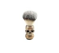 DTSFHTDAL 1 cepillo de afeitar para barba y calavera, cepillo de madera para peluquería, cepillo de plumero, cepillo de pelo, cepillo para cortar el cabello, uso para peluquería y hogar (bronce)