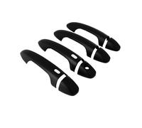 DTSGCX Piezas Pegatinas Coche Cubierta Manija Puerta Inteligente Color Negro Brillante Para Fortuner MK2 AN150 AN160 2015-2021(Style 2)