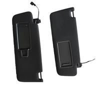 DTSGCX Visera Panel De Visera Delantera Espejo Maquillaje Para VW Para Golf 6 2009-2014 5KD857552 5KD857551(1 Pair Black)