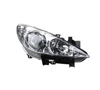 DTV Faro Delantero Derecho Halógeno Compatible con Peugeot 307 07/2005 H7/H1
