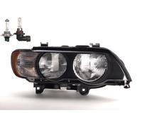 DTV Faro Delantero Derecho Para BMW X5 E53 05/2000-09/2003 Halógena H7/HB3