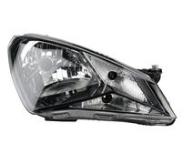 DTV Faro Delantero Halógeno H4 Derecha Para Seat MII 10/2011- Negro