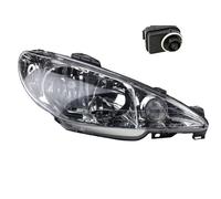 Faro Delantero Derecho Halógeno H7 H7 Compatible con Peugeot 206 CC 09/98- DTV