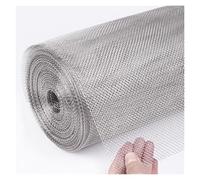 DTVEW Malla de Alambre Acero Inoxidable 304, 5 Mallas (4500 Micras) para Jaulas Aves Corral Alambre 0,6mm para Ratones Campo Diámetro(1x6m)