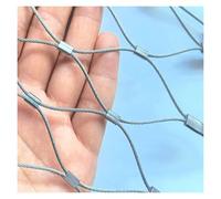 DTVEW Malla de Cable Acero Inoxidable 304, 12cm/10cm/9cm/8cm/7cm Flexible y Resistente A Los Impactos, Red para Balcones Barreras Aves Corral En Granjas(12cm/2mm,1.2x30m)