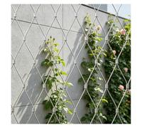 DTVEW Malla de Cable de Balaustrada de Cable 10cm/1.5mm Red de Protección | Malla Metálica Tejida Valla de Jardín Escalera Granja Jardín Red Decorativa(1.5x15m)