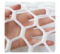 DTVEW Malla de Poliéster Sin Nudos 4,5cm/5mm Seguridad Hexagonal Red para Balcones y Escaleras Redes Decorativa para Jardines(1.5x20m/4.9x65.6ft)