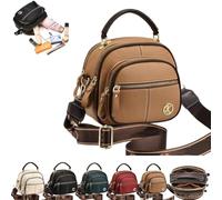 DTVKTZ Bousalutend Crossbody Bag, Adjustable Wide Shoulder Strap Leather Shoulder Bags, Classic Luxury Crossbody Bag (Brown)