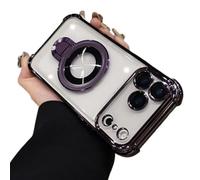 DTVKTZ Prosperousk/Stampopular Phone Case, New in Phone Case for iPhone 17 Series - Four Corners Air Cushion Anti-Fall Case with Invisible Ring Stand (17,H)