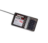 DTXMX Radiolink R6FG - Receptor giroscópico de 6 canales de 2,4 GHz, funciona con transmisor de control remoto RC4GS V3/RC4GS V2/RC6GS V3/RC6GS V2/RC8X, para coches y barcos RC
