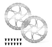 DTYBJN Ajuste para Shimano Rotor de Freno hidráulico 140MM 160MM 180MM 203MM Discos de Freno de Bicicleta Rotor de Freno de Disco de Bicicleta(2PC 140MM)