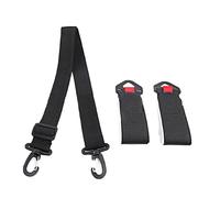 DTYBJN Funda para Botas y esquís Bolsa de Nailon para Transportar Bastones de esquí, Correas de asa, Correas de Nailon Ajustables para protegerlos. Bolsa Botas Esqui(New-Black)