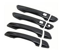 DTYBJN Manilla Tirador Lateral Maneta De Portón Trasero Cubiertas para manijas de puertas con volante a la izquierda compatibles con Peugeot 5008 MK2 P87 2017 2018 2019 2020 2021 2022 2023(Brown)