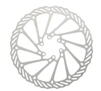 DTYBJN Rotores de Freno de Bicicleta 160 mm 180 mm 203 mm Rotor de Freno de Disco MTB Apto para Shimano Apto para SRAM Apto para línea Central(180mm Silver)